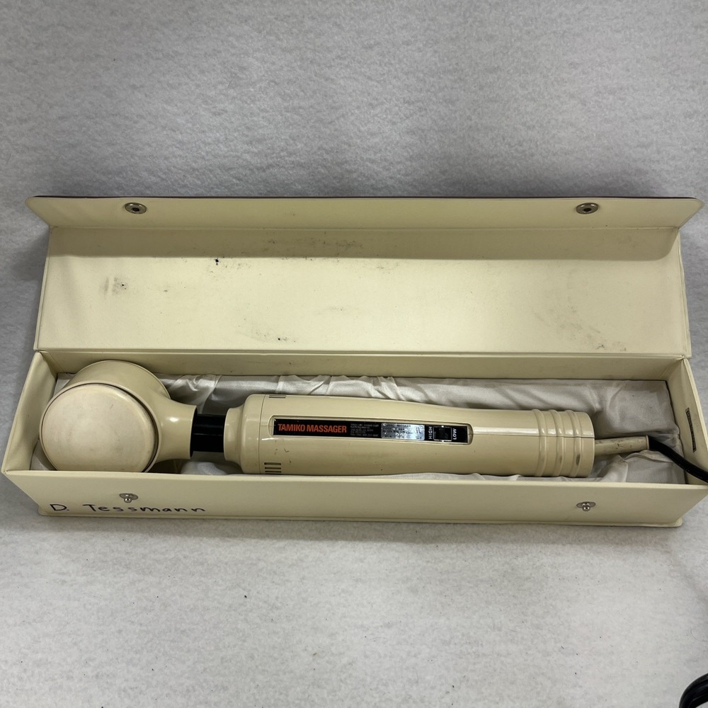 Vintage Tamiko Vibrating Muscle Massager F-88R Two Speed In Original Case- Works